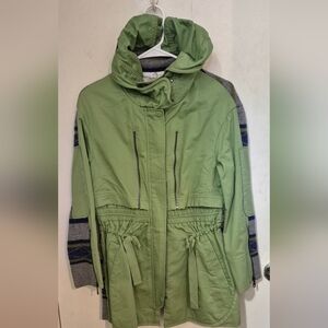 Utility Jacket By Korean Designer EnC Green SZ.S/M